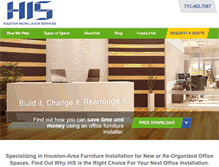 Tablet Screenshot of houstoninstallation.com